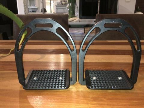 Stirrups- Black Aluminum  