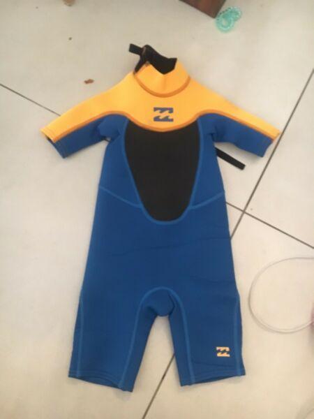 Billabong toddlers wetsuit  