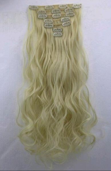 Clip in hair extensions #613 