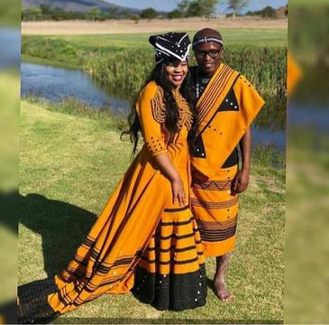 Xhosa wedding attire  