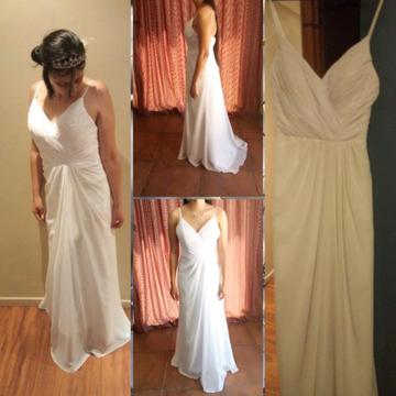 Size 8/10 wedding dress for pregnant ladies 