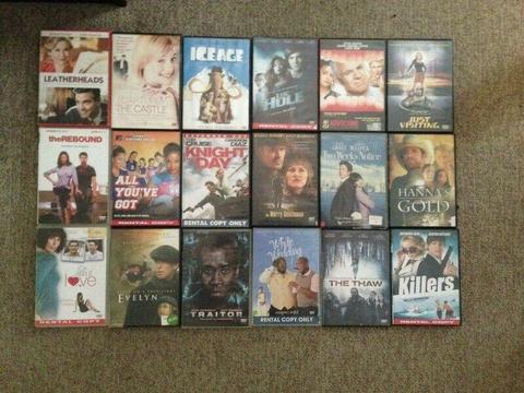DVDs for sale R500 for 52 movies 
