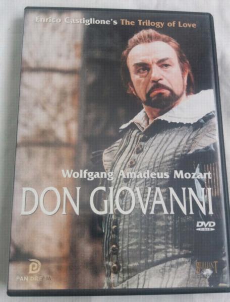 DVD-Wolfgang Amadeus Mozart DON GIOVANNI Enrico Castiglione's The Trilogy of Love 