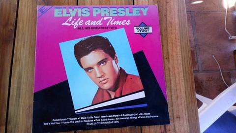 Elvis Presley - Life and Times volume two vinyl record 