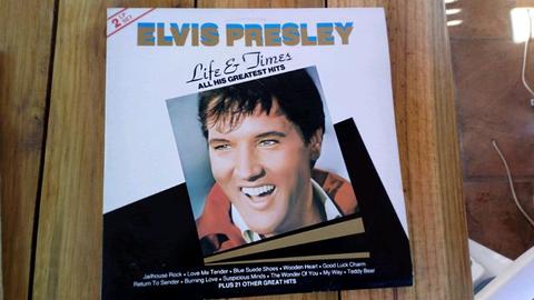 Elvis Presley - Life & Times double vinyl album 