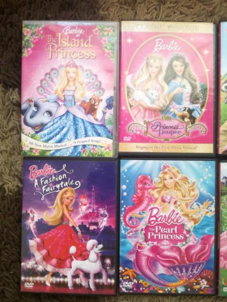 Barbie dvd's  