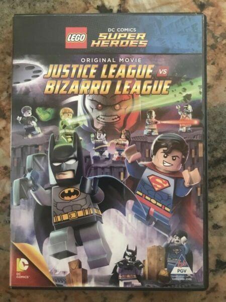 Brand New LEGO:Super Heroes Justice League VS Bizarro League DVD 