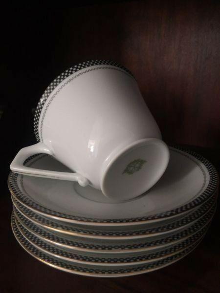 Checkered print tea set - Noritake 1935 