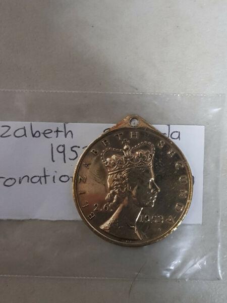 Medal coin of Elizabeth coronation secunda Capetown 1953 