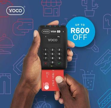 Up to R600 off - Accept card payments with a YOCO card machine 