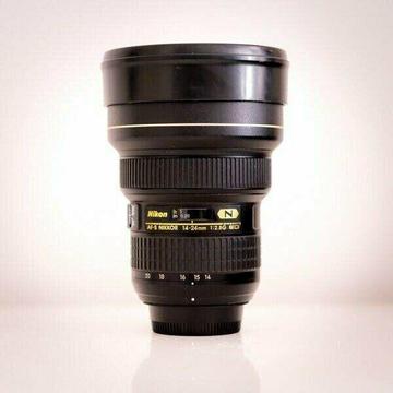 Nikon Nikkor AF-S 14-24mm f2.8 G ED Lens Wide Angle 