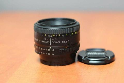 Nikon 50mm f1.8 D lens for sale. 