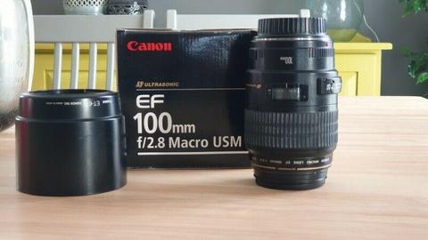 Canon EF 100mm f/2.8 Macro lens 