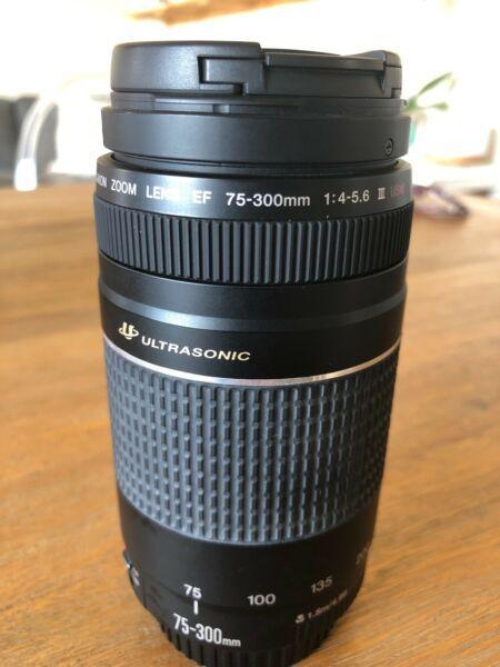 Canon 75-300mm F4.5-5.6 III USM (NEW MODEL + AS NEW!!) 