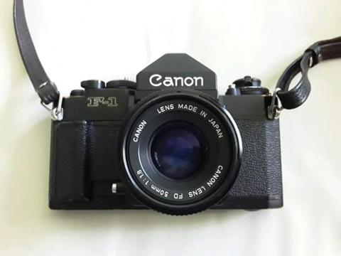 Canon F1 film camera. 
