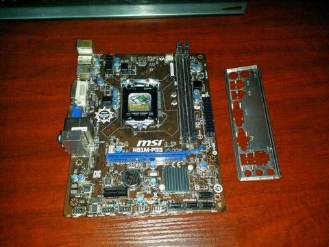 MSI H81M-P33 motherboard 