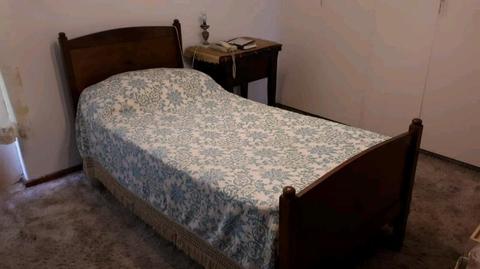 antique single bed  