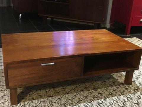 Wooden coffee table 