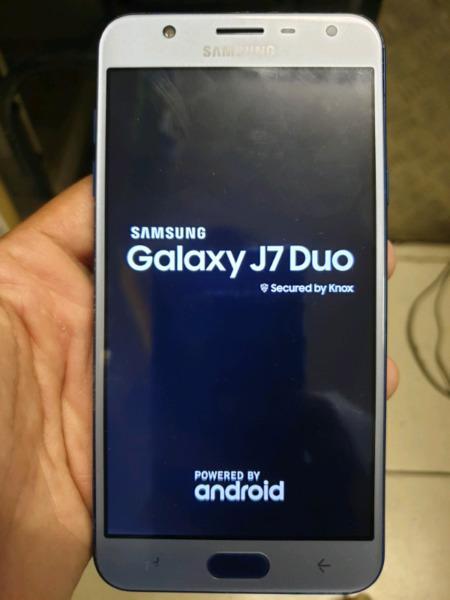 Samsung Galaxy J7 Duo.with dual back camera and finger print 