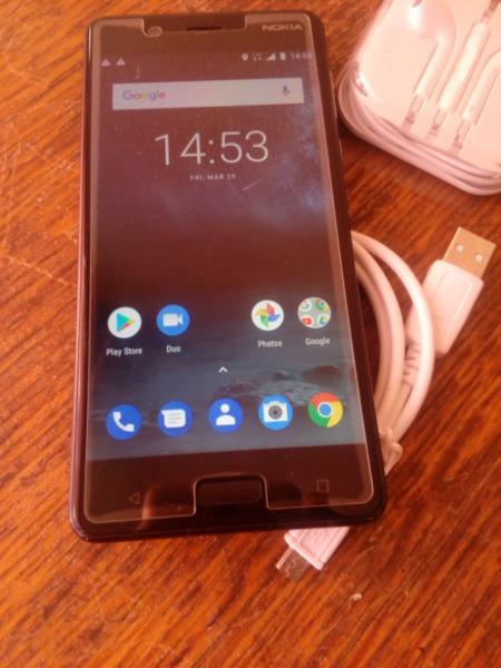 Nokia 5 with screen protector and accessories R1600 not negotiable 