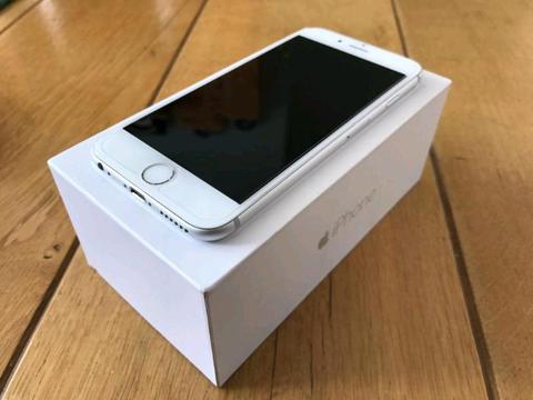 APPLE IPHONE 6 64GB SILVER IN THE BOX ( TRADE INS WELCOME)  