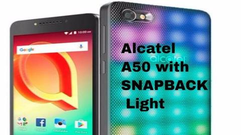 New Alcatel A50 with LED back cover 