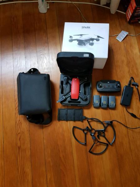 2018 DJI Spark Drone fly more combo for sale  