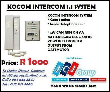 INTERCOM KOCOM SYSTEM 1.1 (E.L) 
