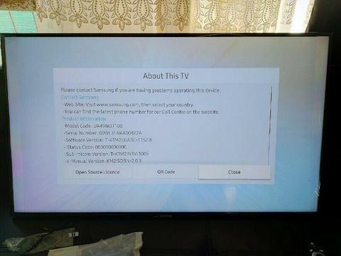 Samsung UA49NU7100 Smart 4K TV 