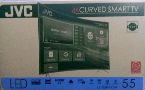 Dealer special. Jvc 55 inch 4k ultra high definition smart led curved shape brand new  