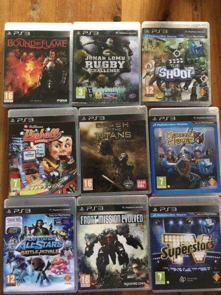 PS3 games for sale 