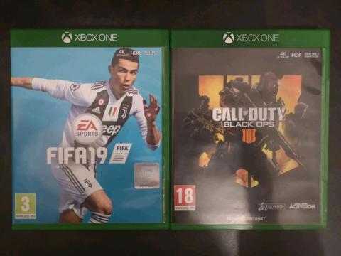 Fifa 19 & Black-Ops for Xbox One 
