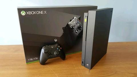Xbox One X 1 Tb With Box 