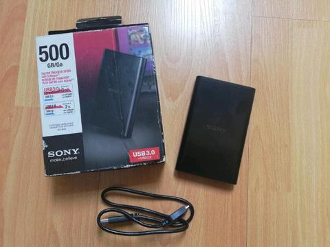 Sony 500gb External Hard Drive 